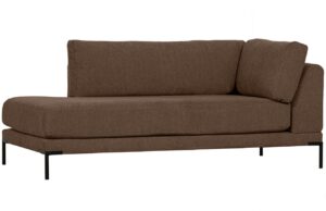 WOOOD Tmavě hněd&aacute; l&aacute;tkov&aacute; leno&scaron;ka Coulee 200 cm