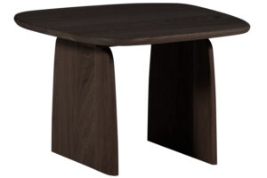 WOOOD Tmavě hněd&yacute; dubov&yacute; konferenčn&iacute; stolek Tablo 60 x 60 cm