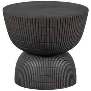 WOOOD Tmavě hněd&yacute; konferenčn&iacute; stolek Samy 40 cm