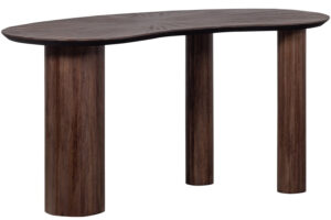 WOOOD Tmavě hněd&yacute; toaletn&iacute; stolek Sun 150 x 62 cm