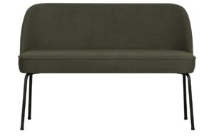 WOOOD Tmavě zelen&aacute; l&aacute;tkov&aacute; j&iacute;deln&iacute; lavice Tergi 120 cm