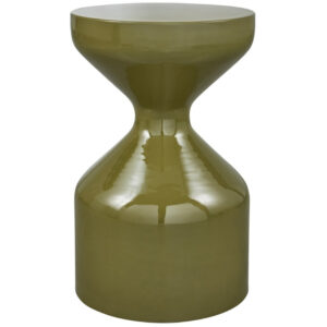 WOOOD Zelen&yacute; kovov&yacute; odkl&aacute;dac&iacute; stolek Ferry 30 cm