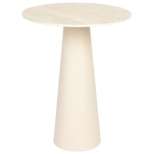 White Label B&eacute;žov&yacute; keramick&yacute; odkl&aacute;dac&iacute; stolek WLL JOYA 52 x 40 cm