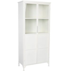 White Label B&iacute;l&aacute; kovov&aacute; vitr&iacute;na WLL Miya 150 x 68 cm