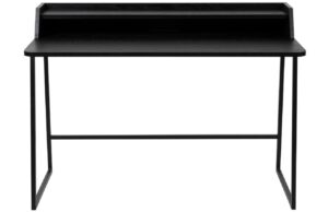 White Label Čern&yacute; dubov&yacute; pracovn&iacute; stůl WLL GIORGIO 120 x 60 cm