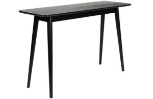 White Label Čern&yacute; jasanov&yacute; toaletn&iacute; stolek WLL FABIO 120 x 40 cm