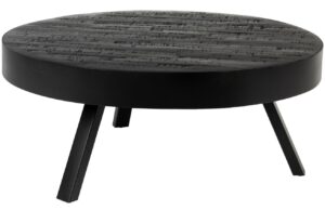 White Label Čern&yacute; teakov&yacute; konferenčn&iacute; stolek WLL Suri 74 cm