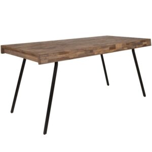 White Label Dřevěn&yacute; j&iacute;deln&iacute; stůl WLL SURI 160x78 cm