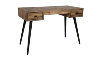 White Label Dřevěn&yacute; kancel&aacute;řsk&yacute; stůl WLL LEO 118x56 cm