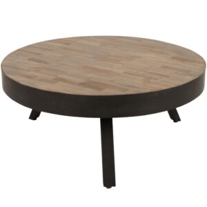 White Label Dřevěn&yacute; konferenčn&iacute; stolek WLL SURI LARGE 74 cm