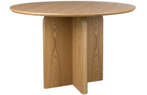 White Label Dubov&yacute; j&iacute;deln&iacute; stůl LAURENT 120 cm