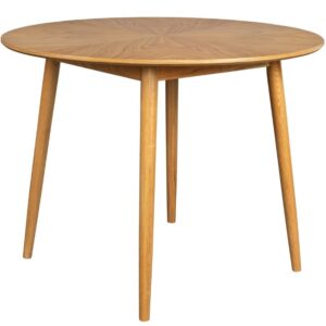 White Label Dubov&yacute; j&iacute;deln&iacute; stůl WLL FABIO 120 cm