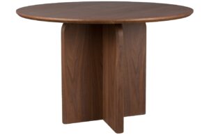 White Label Ořechov&yacute; j&iacute;deln&iacute; stůl LAURENT 120 cm