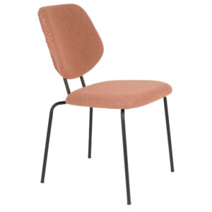 White Label Růžov&aacute; j&iacute;deln&iacute; židle ZELO