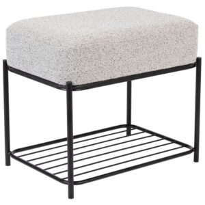 White Label &Scaron;ed&aacute; l&aacute;tkov&aacute; stolička WLL MILOU I. 33 cm