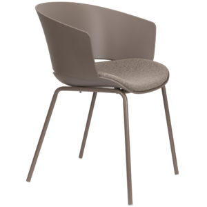 White Label &Scaron;ed&aacute; plastov&aacute; j&iacute;deln&iacute; židle WLL JESSICA