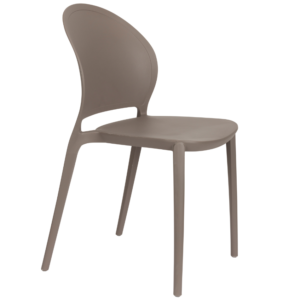 White Label &Scaron;ed&aacute; plastov&aacute; zahradn&iacute; židle WLL SJOERD