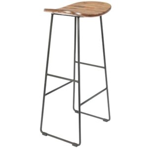 White Label Teakov&aacute; barov&aacute; židle WLL TANGLE 76 cm