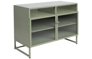 White Label Zelen&aacute; lakovan&aacute; vitr&iacute;na WLL HERBE 58 x 80 cm