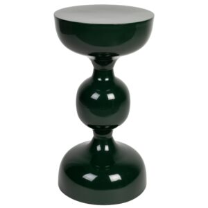 White Label Zelen&yacute; kovov&yacute; odkl&aacute;dac&iacute; stolek WLL LARS 31 cm