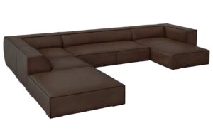 Windsor & Co Kožen&aacute; rohov&aacute; pohovka Madame 365 cm