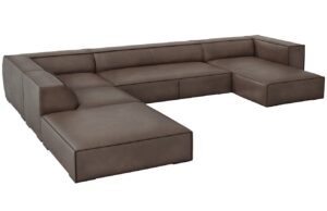 Windsor & Co Kožen&aacute; rohov&aacute; pohovka Madame 365 cm