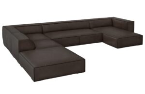 Windsor & Co Kožen&aacute; rohov&aacute; pohovka Madame 365 cm