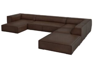 Windsor & Co Kožen&aacute; rohov&aacute; pohovka Madame 365 cm