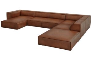 Windsor & Co Kožen&aacute; rohov&aacute; pohovka Madame 365 cm