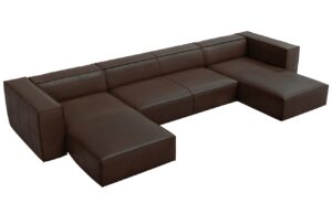 Windsor & Co Kožen&aacute; rohov&aacute; pohovka Madame 375 cm