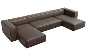 Windsor & Co Kožen&aacute; rohov&aacute; pohovka Madame 375 cm