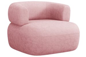 Windsor & Co Růžov&eacute; křeslo Aldrin