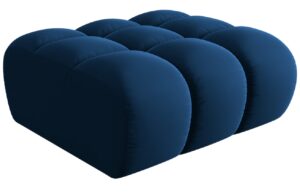 Windsor & Co Sametov&aacute; podnožka Halley 94 x 94 cm