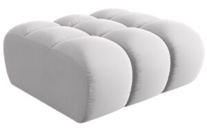 Windsor & Co Sametov&aacute; podnožka Halley 94 x 94 cm