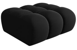 Windsor & Co Sametov&aacute; podnožka Halley 94 x 94 cm