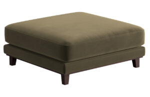 Windsor & Co Sametov&aacute; podnožka Leon 108 x 108 cm