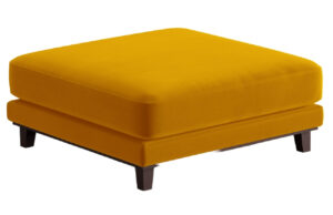 Windsor & Co Sametov&aacute; podnožka Leon 108 x 108 cm