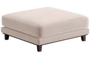 Windsor & Co Sametov&aacute; podnožka Leon 108 x 108 cm