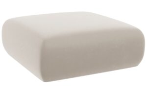 Windsor & Co Sametov&aacute; podnožka Lola 100 x 100 cm