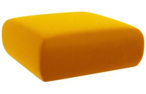 Windsor & Co Sametov&aacute; podnožka Lola 100 x 100 cm