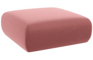 Windsor & Co Sametov&aacute; podnožka Lola 100 x 100 cm