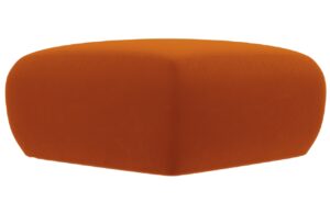 Windsor & Co Sametov&aacute; podnožka Lola 75 x 75 cm