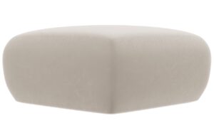 Windsor & Co Sametov&aacute; podnožka Lola 75 x 75 cm