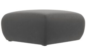 Windsor & Co Sametov&aacute; podnožka Lola 75 x 75 cm