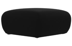 Windsor & Co Sametov&aacute; podnožka Lola 75 x 75 cm