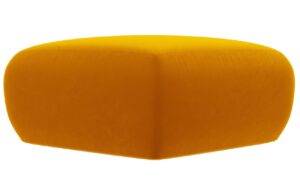 Windsor & Co Sametov&aacute; podnožka Lola 75 x 75 cm