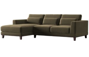 Windsor & Co Sametov&aacute; rohov&aacute; pohovka Leon 260 cm