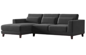 Windsor & Co Sametov&aacute; rohov&aacute; pohovka Leon 260 cm