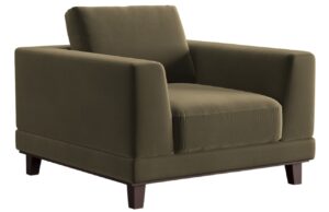 Windsor & Co Sametov&eacute; křeslo Leon