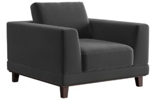 Windsor & Co Sametov&eacute; křeslo Leon